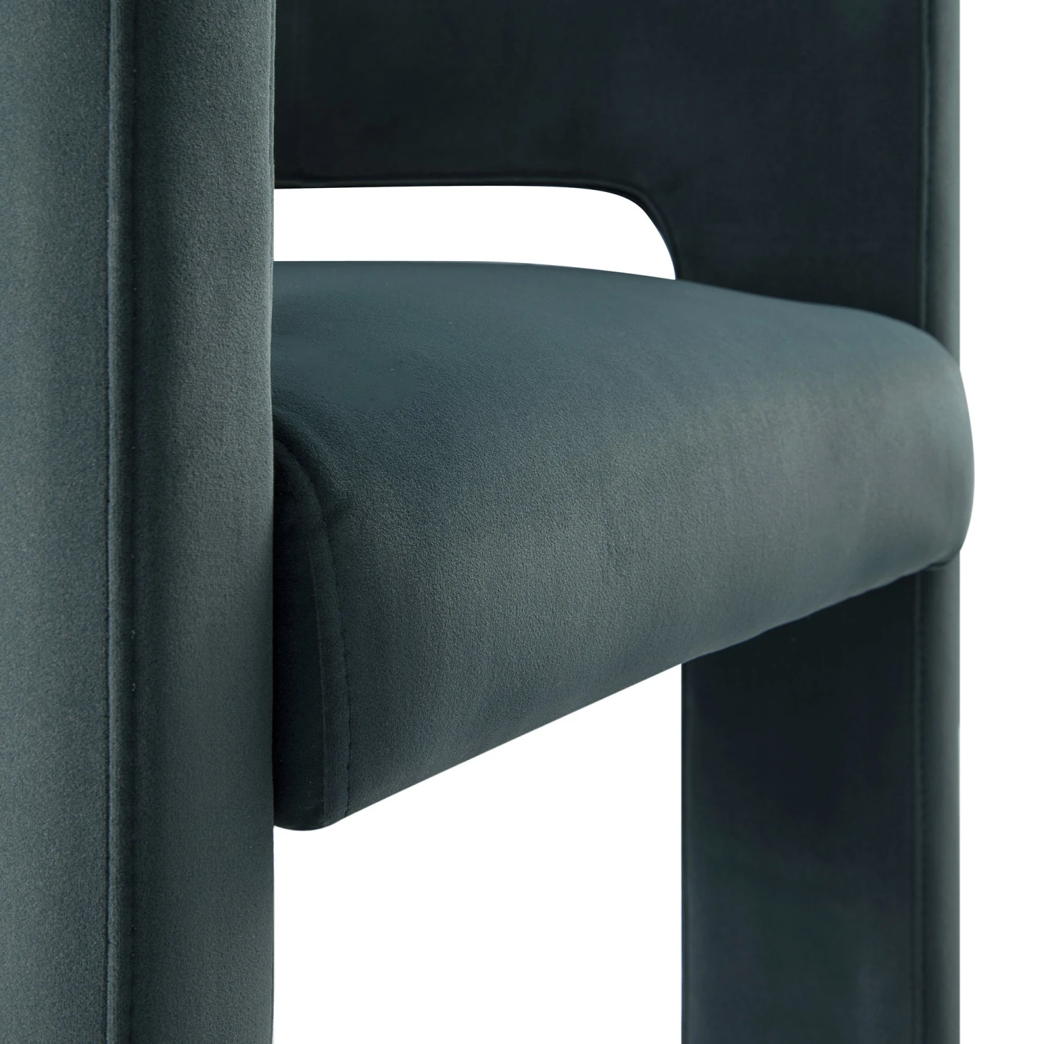 Greenwich Aegean Blue Velvet Dining Chair 9 Greenwich Aegean Blue Velvet Dining Chair - Image 9