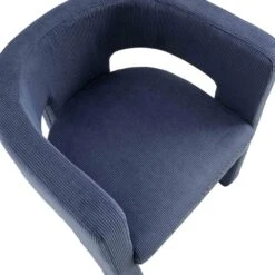 Greenwich Blue Corduroy Dining Chair -Daals DCH 2159 BLUE CORD detail1