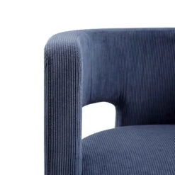 Greenwich Blue Corduroy Dining Chair -Daals DCH 2159 BLUE CORD detail3