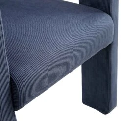 Greenwich Blue Corduroy Dining Chair -Daals DCH 2159 BLUE CORD detail4