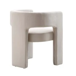 Greenwich Champagne Velvet Dining Chair -Daals DCH 2159 CHAMP VEL WB4