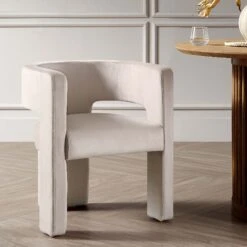 Greenwich Champagne Velvet Dining Chair