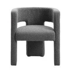 Greenwich Charcoal Boucle Dining Chair -Daals DCH 2159 CHARCOAL BOUCLE WB1