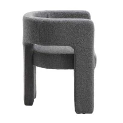 Greenwich Charcoal Boucle Dining Chair -Daals DCH 2159 CHARCOAL BOUCLE WB4