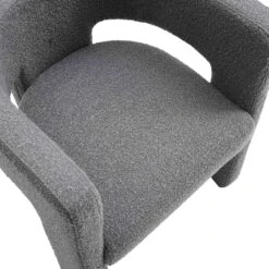 Greenwich Charcoal Boucle Dining Chair -Daals DCH 2159 CHARCOAL BOUCLE detail1