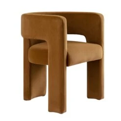 Greenwich Cinnamon Velvet Dining Chair 23 Greenwich Cinnamon Velvet Dining Chair -Daals DCH 2159 CMON VEL WB3