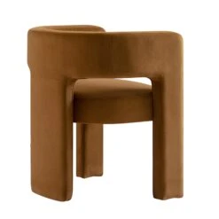 Greenwich Cinnamon Velvet Dining Chair 25 Greenwich Cinnamon Velvet Dining Chair -Daals DCH 2159 CMON VEL WB5