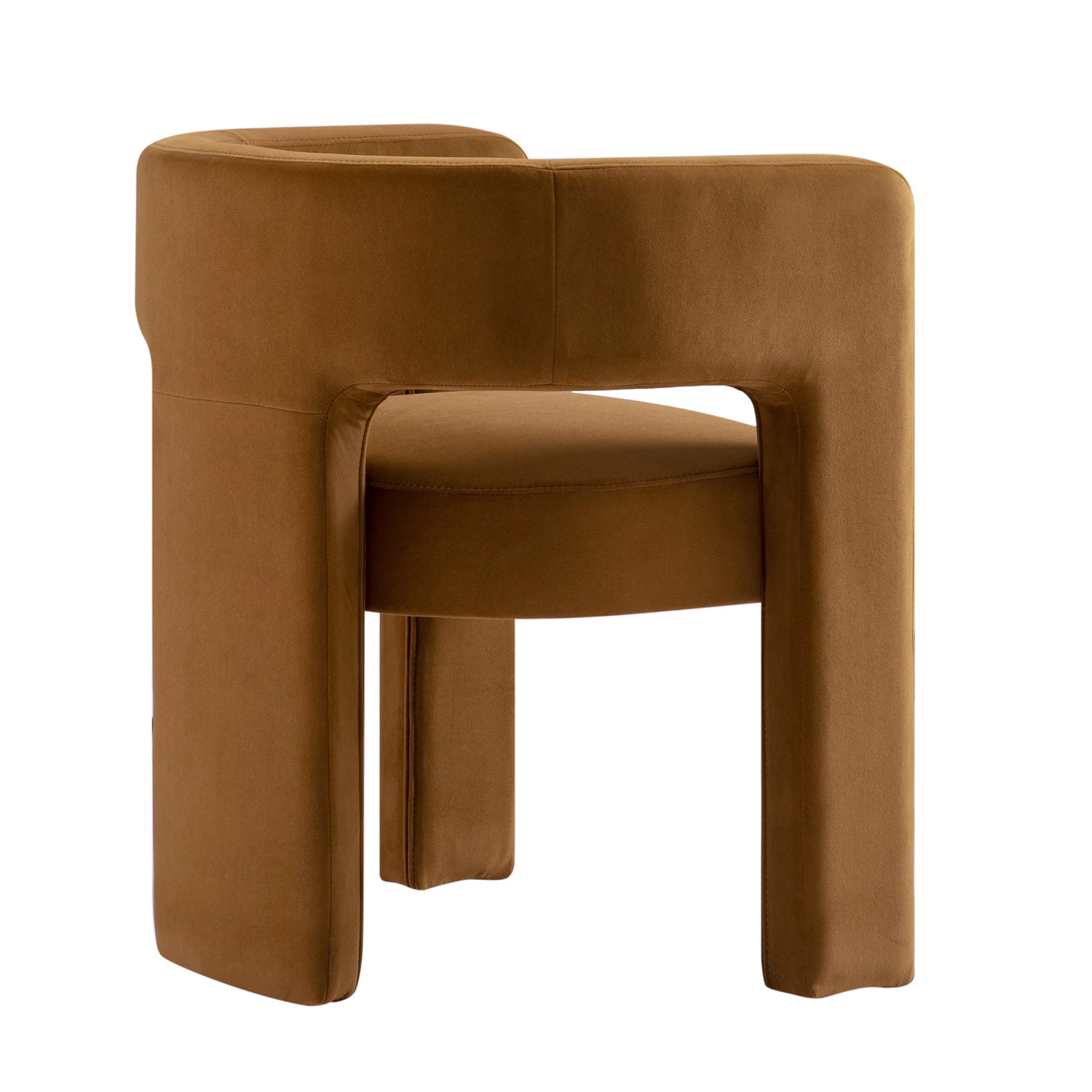 Greenwich Cinnamon Velvet Dining Chair 11 Greenwich Cinnamon Velvet Dining Chair - Image 11