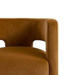 Greenwich Cinnamon Velvet Dining Chair 27 Greenwich Cinnamon Velvet Dining Chair -Daals DCH 2159 CMON VEL detail1