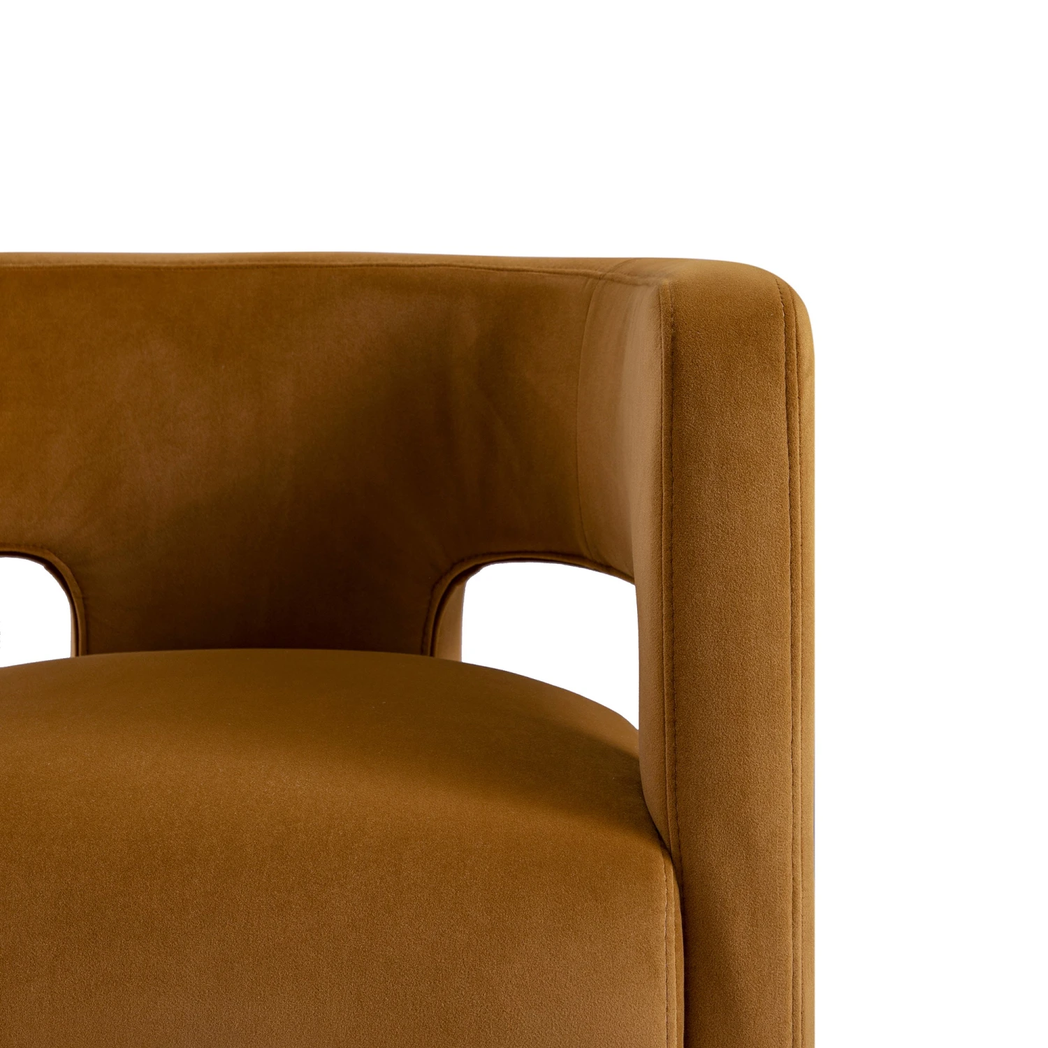 Greenwich Cinnamon Velvet Dining Chair 13 Greenwich Cinnamon Velvet Dining Chair - Image 13