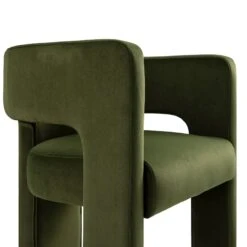 Greenwich Moss Green Velvet Dining Chair -Daals DCH 2159 MOSS VEL detail1