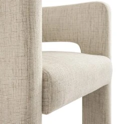 Greenwich Oatmeal & Beige Woven Textured Fabric Dining Chair 30 Greenwich Oatmeal & Beige Woven Textured Fabric Dining Chair -Daals DCH 2159 OAT WOV detail2