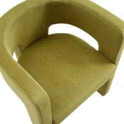 Greenwich Olive Green Velvet Dining Chair -Daals DCH 2159 OLIVE VEL detail1