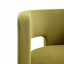 Greenwich Olive Green Velvet Dining Chair -Daals DCH 2159 OLIVE VEL detail3