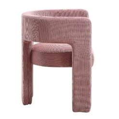 Greenwich Dusty Pink Corduroy Dining Chair -Daals DCH 2159 PINK CORD WB3