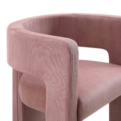 Greenwich Dusty Pink Corduroy Dining Chair -Daals DCH 2159 PINK CORD detail2