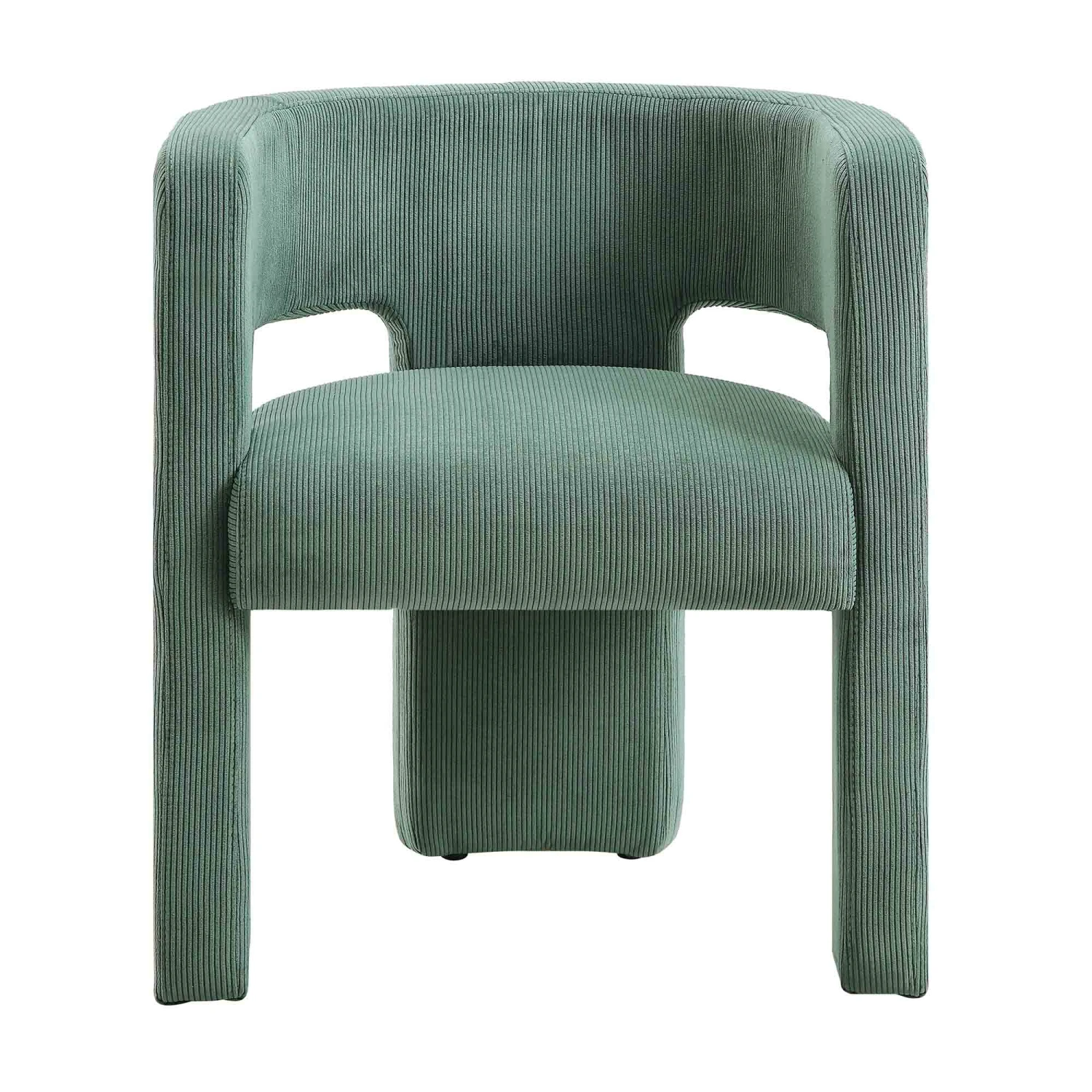 Greenwich Sage Green Corduroy Dining Chair 3 Greenwich Sage Green Corduroy Dining Chair - Image 3