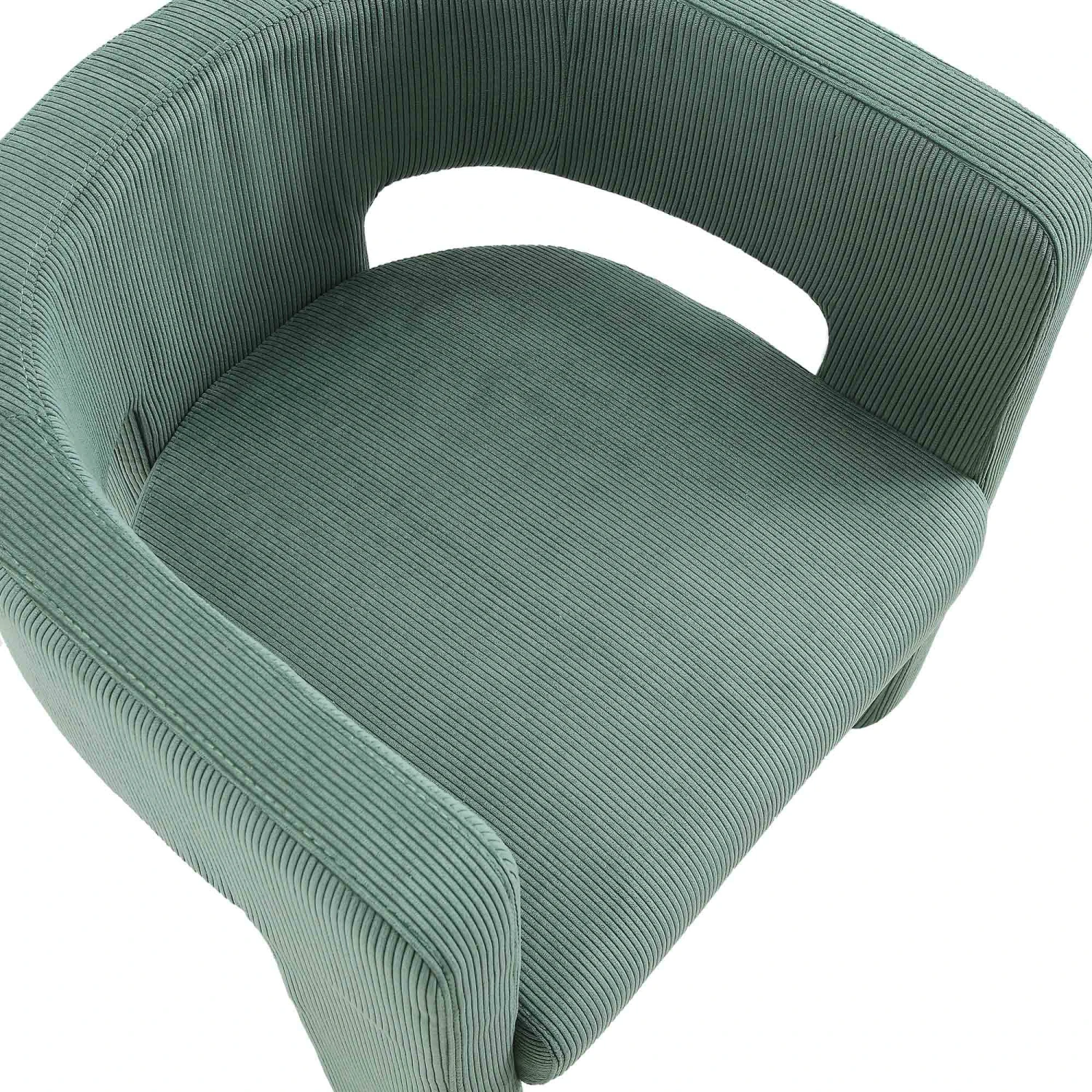Greenwich Sage Green Corduroy Dining Chair 8 Greenwich Sage Green Corduroy Dining Chair - Image 8