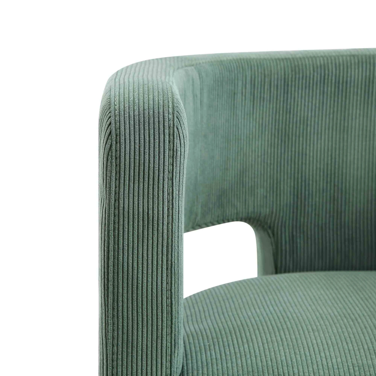 Greenwich Sage Green Corduroy Dining Chair 9 Greenwich Sage Green Corduroy Dining Chair - Image 9