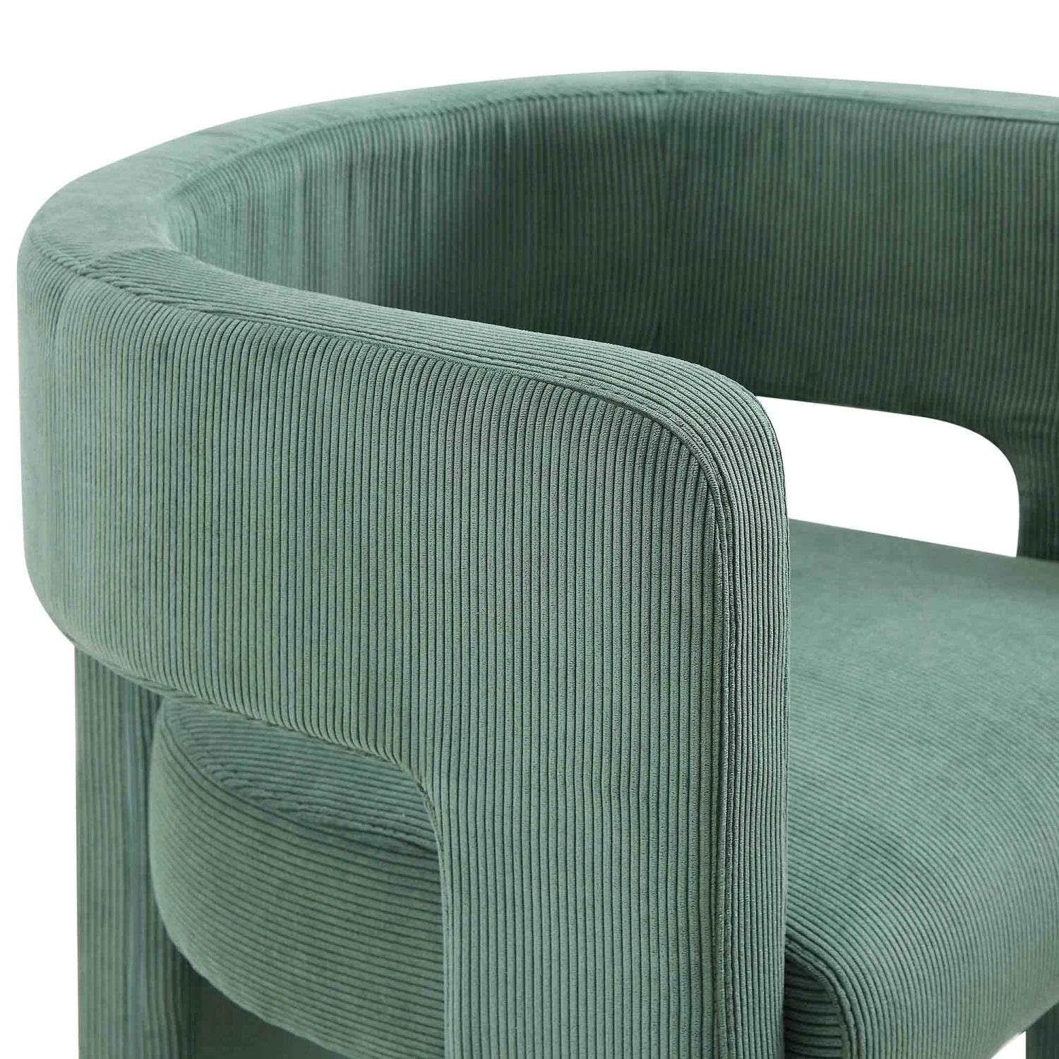 Greenwich Sage Green Corduroy Dining Chair 10 Greenwich Sage Green Corduroy Dining Chair - Image 10