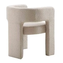 Greenwich Light Taupe Boucle Dining Chair -Daals DCH 2159 TAUPE BOUCLE WB4
