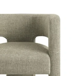 Greenwich Wheat Woven Textured Fabric Dining Chair -Daals DCH 2159 WHEAT WOV detail1