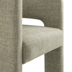 Greenwich Wheat Woven Textured Fabric Dining Chair -Daals DCH 2159 WHEAT WOV detail2
