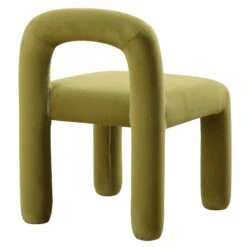 Libby Olive Green Velvet Dining Chair -Daals DCH 2160 OLIVE VEL WB4