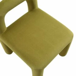 Libby Olive Green Velvet Dining Chair -Daals DCH 2160 OLIVE VEL detail1