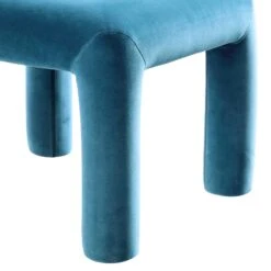 Libby Air Force Blue Velvet Dining Chair -Daals DCH 2160 PETROL VEL detail3