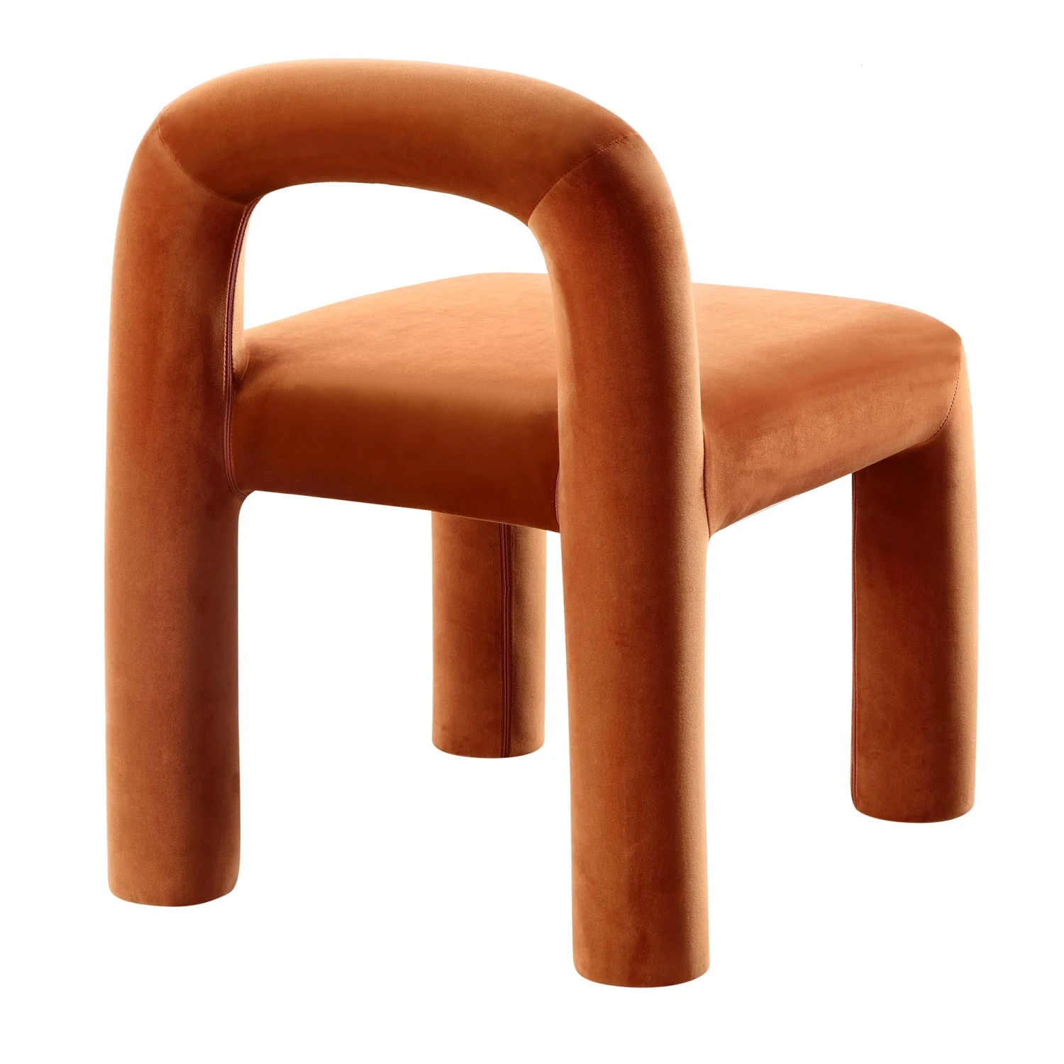 Libby Rust Velvet Dining Chair 7 Libby Rust Velvet Dining Chair - Image 7