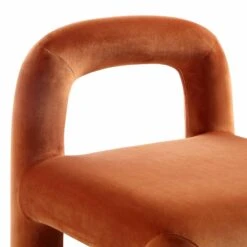 Libby Rust Velvet Dining Chair 19 Libby Rust Velvet Dining Chair -Daals DCH 2160 RUST VEL detail2