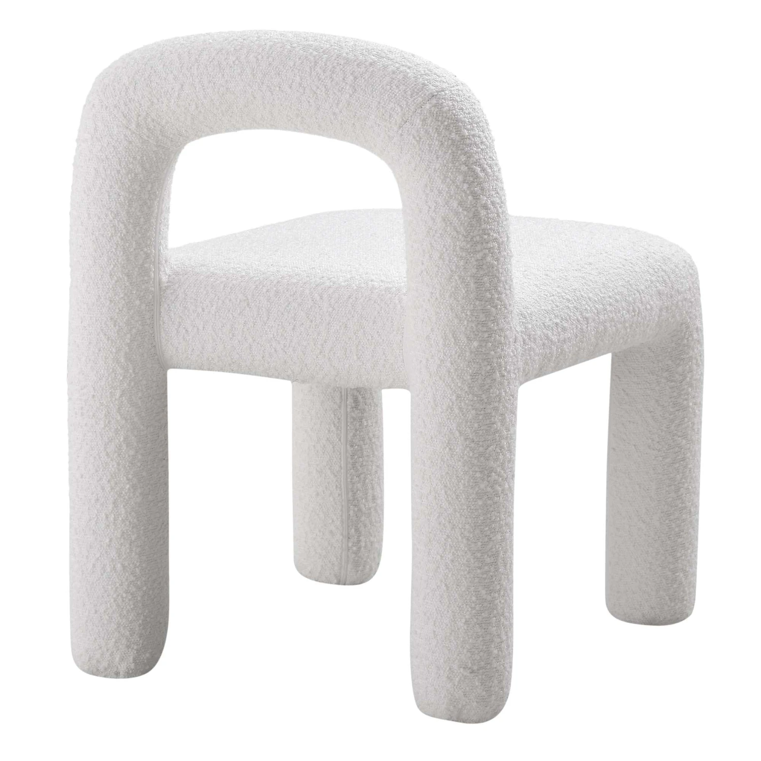 Libby White Boucle Dining Chair 7 Libby White Boucle Dining Chair - Image 7