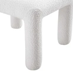 Libby White Boucle Dining Chair 20 Libby White Boucle Dining Chair -Daals DCH 2160 WHITE BOUCLE detail3
