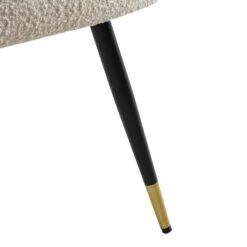 Laurel Wave Taupe Boucle Set Of 2 Dining Chairs -Daals DCH 2172 TAUPE BOUCLE 2P detail4