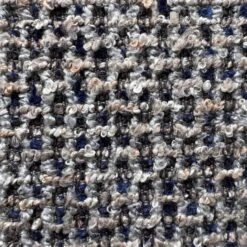 Greenwich Grey & Blue Textured Fabric And Grey Faux Leather Seat Dining Chair 21 Greenwich Grey & Blue Textured Fabric And Grey Faux Leather Seat Dining Chair -Daals DCH 2259 B fabric detail