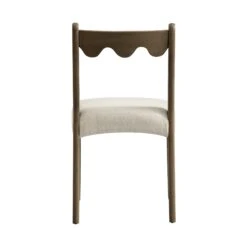 Ludlow Set Of 2 Dining Chairs, Oatmeal Fabric | Silver Oak Frame -Daals DCH 240 SILK OATFAB 2P WB6