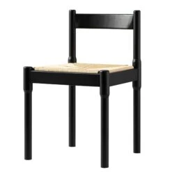 Minley 2-in-1 Dining Chair, Black Matte -Daals DCH 241 BLACK MAT WB3