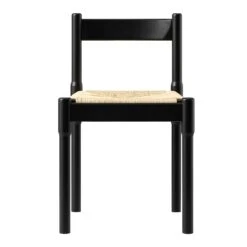 Minley 2-in-1 Dining Chair, Black Matte -Daals DCH 241 BLACK MAT WB5