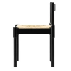 Minley 2-in-1 Dining Chair, Black Matte -Daals DCH 241 BLACK MAT WB7