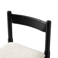 Minley 2-in-1 Dining Chair, Black Matte -Daals DCH 241 BLACK MAT detail1