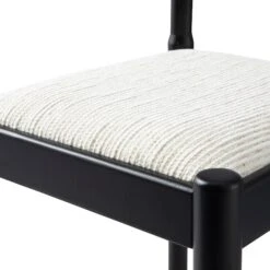 Minley 2-in-1 Dining Chair, Black Matte -Daals DCH 241 BLACK MAT detail3