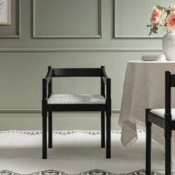 Minley 2-in-1 Carver Chair, Black Matte -Daals DCH 242 BLACK MAT scene4