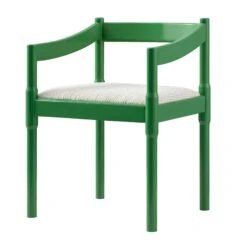 Minley 2-in-1 Carver Chair, Palm Green High Gloss