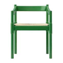 Minley 2-in-1 Carver Chair, Palm Green High Gloss -Daals DCH 242 PALMGREEN GLOS WB5