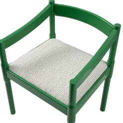 Minley 2-in-1 Carver Chair, Palm Green High Gloss -Daals DCH 242 PALMGREEN GLOS detail1