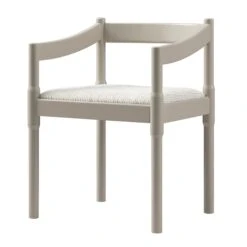 Minley 2-in-1 Carver Chair, Light Taupe High Gloss