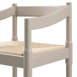 Minley 2-in-1 Carver Chair, Light Taupe High Gloss -Daals DCH 242 TAUPE GLOS detail1