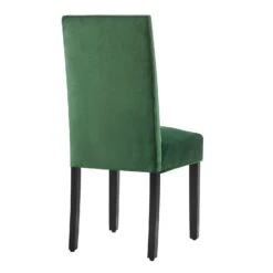 Maidwell Set Of 2 Green Velvet Dining Chairs -Daals DCH LW8116 GREENVEL 2P WB5