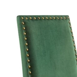 Maidwell Set Of 2 Green Velvet Dining Chairs -Daals DCH LW8116 GREENVEL 2P detail1